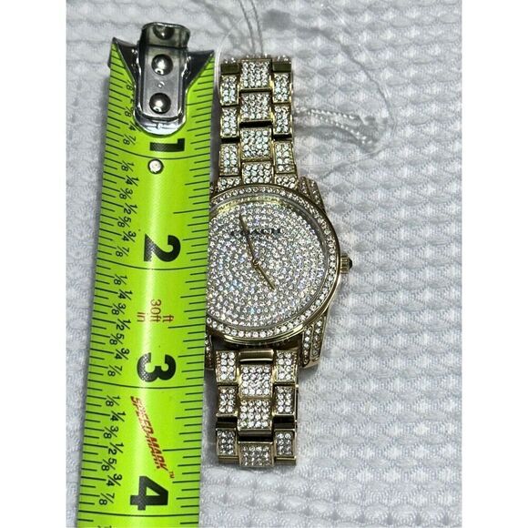 Silver Coach Designer Luxury Watch 17cm Band 38mm Face Diamonds A787
